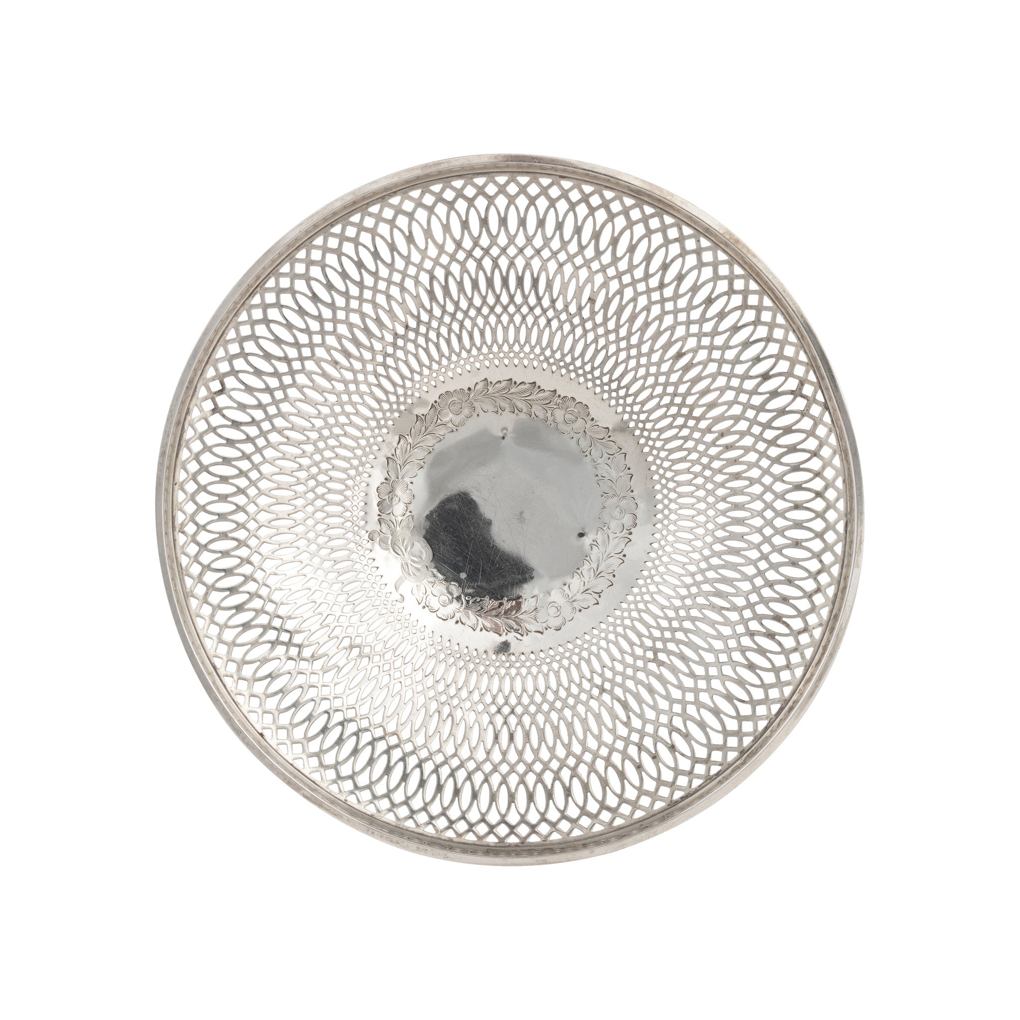 Sterling Reticulated Bowl