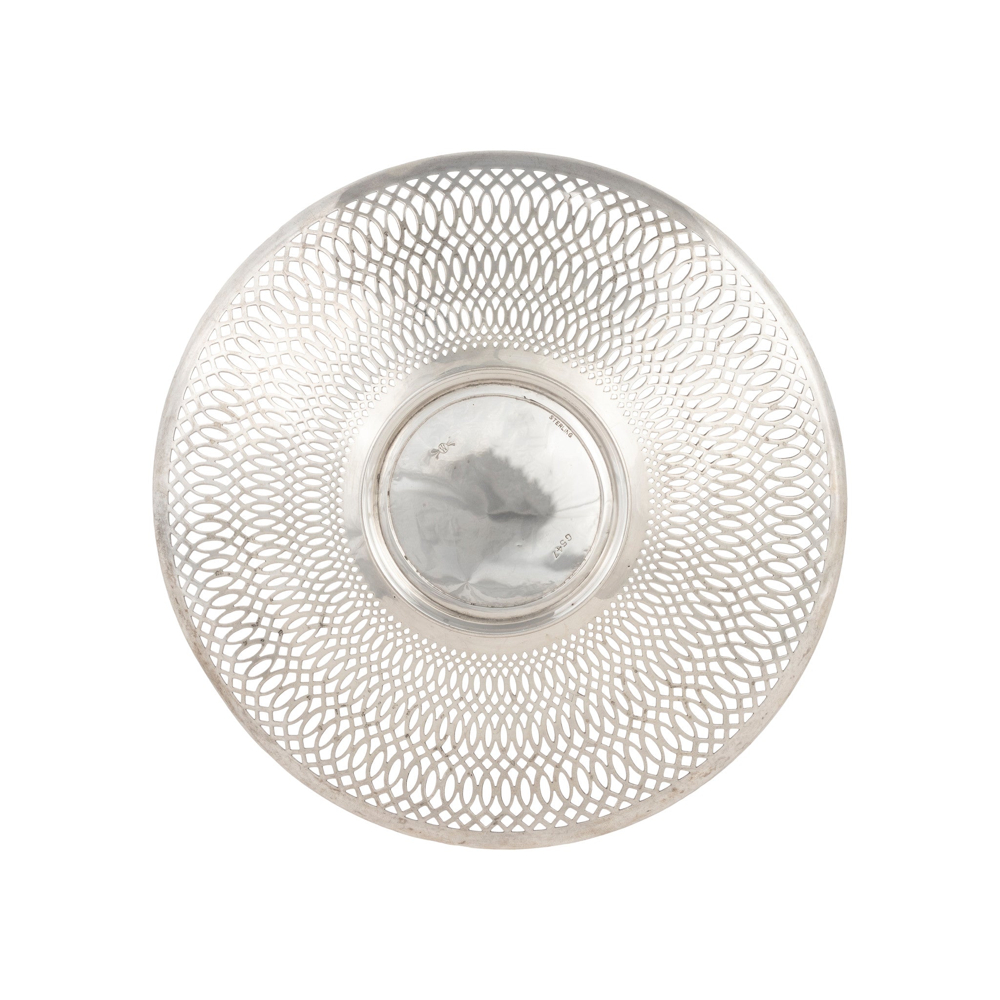 Sterling Reticulated Bowl