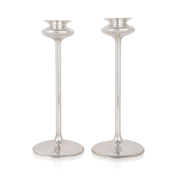 Pair of American Sterling Candlesticks, Furnishings, Decor, Candle Holder