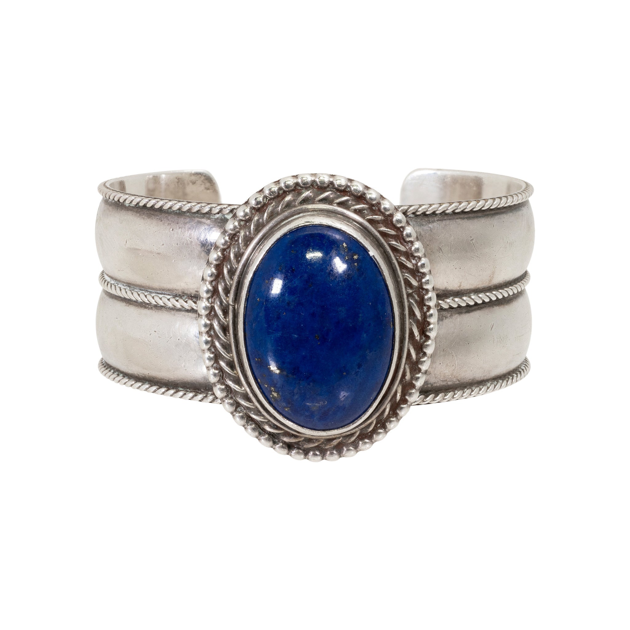 Navajo Lapis Bracelet and Ring