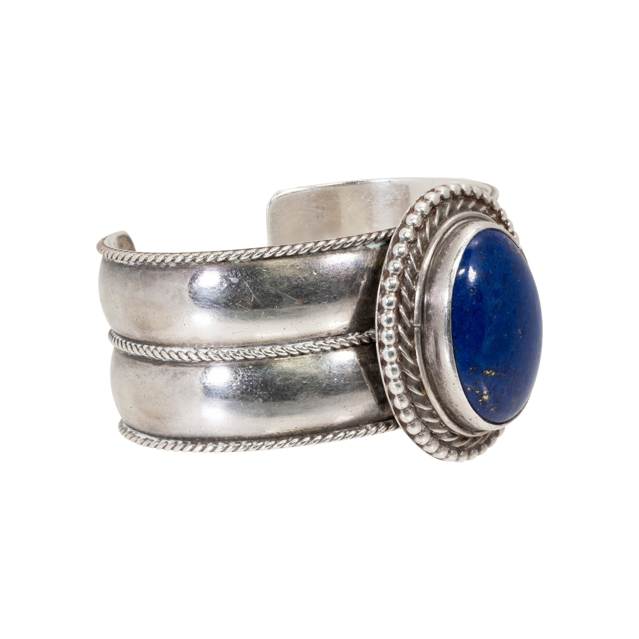 Navajo Lapis Bracelet and Ring