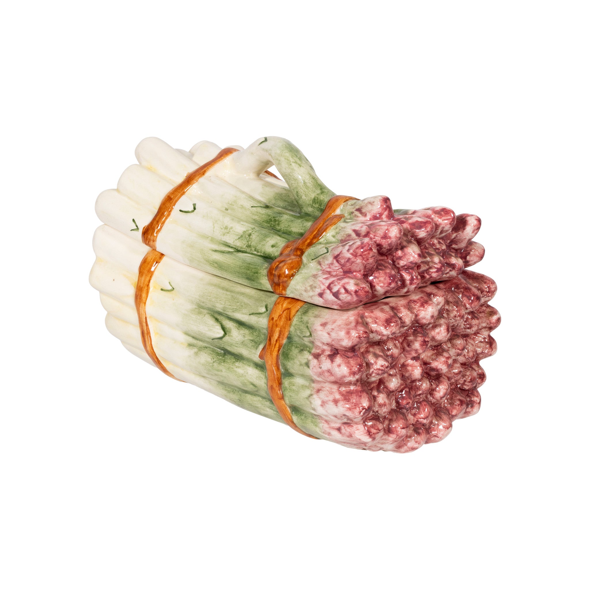 Majolica Asparagus Serving Pieces