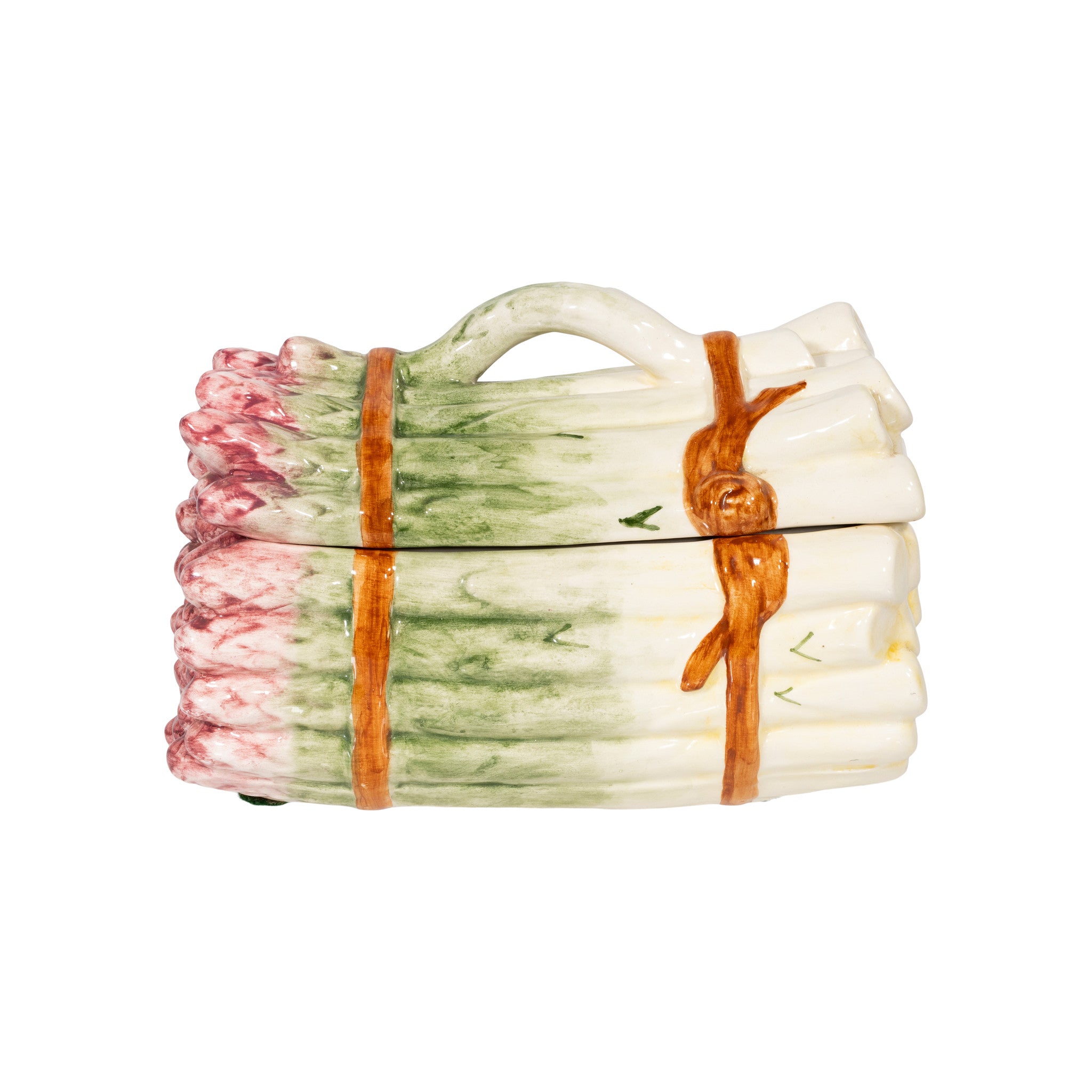 Majolica Asparagus Serving Pieces
