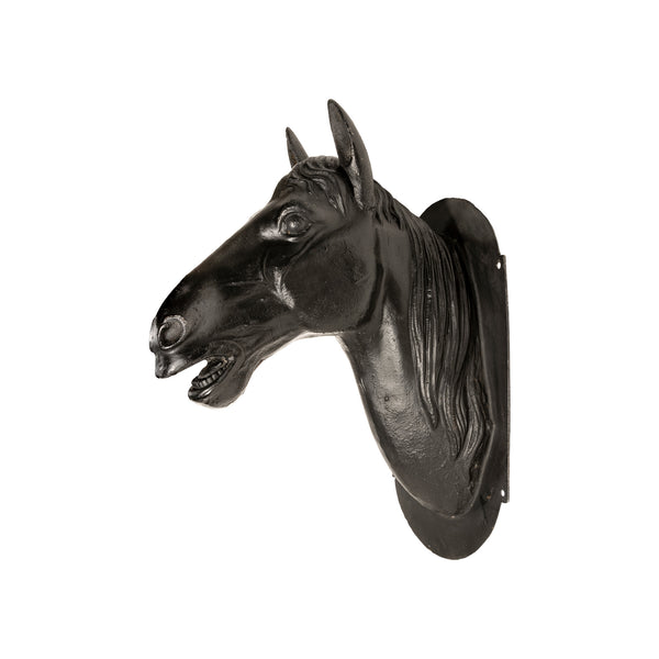Cast Iron Horse Head Stable Sign, Furnishings, Decor, Trade Sign