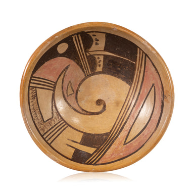 Hopi Bowl, Native, Pottery, Historic