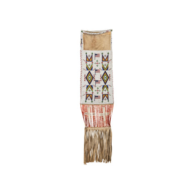 Sioux Patriotic Pictorial Pipe Bag, Native, Bag, Pipe Bag