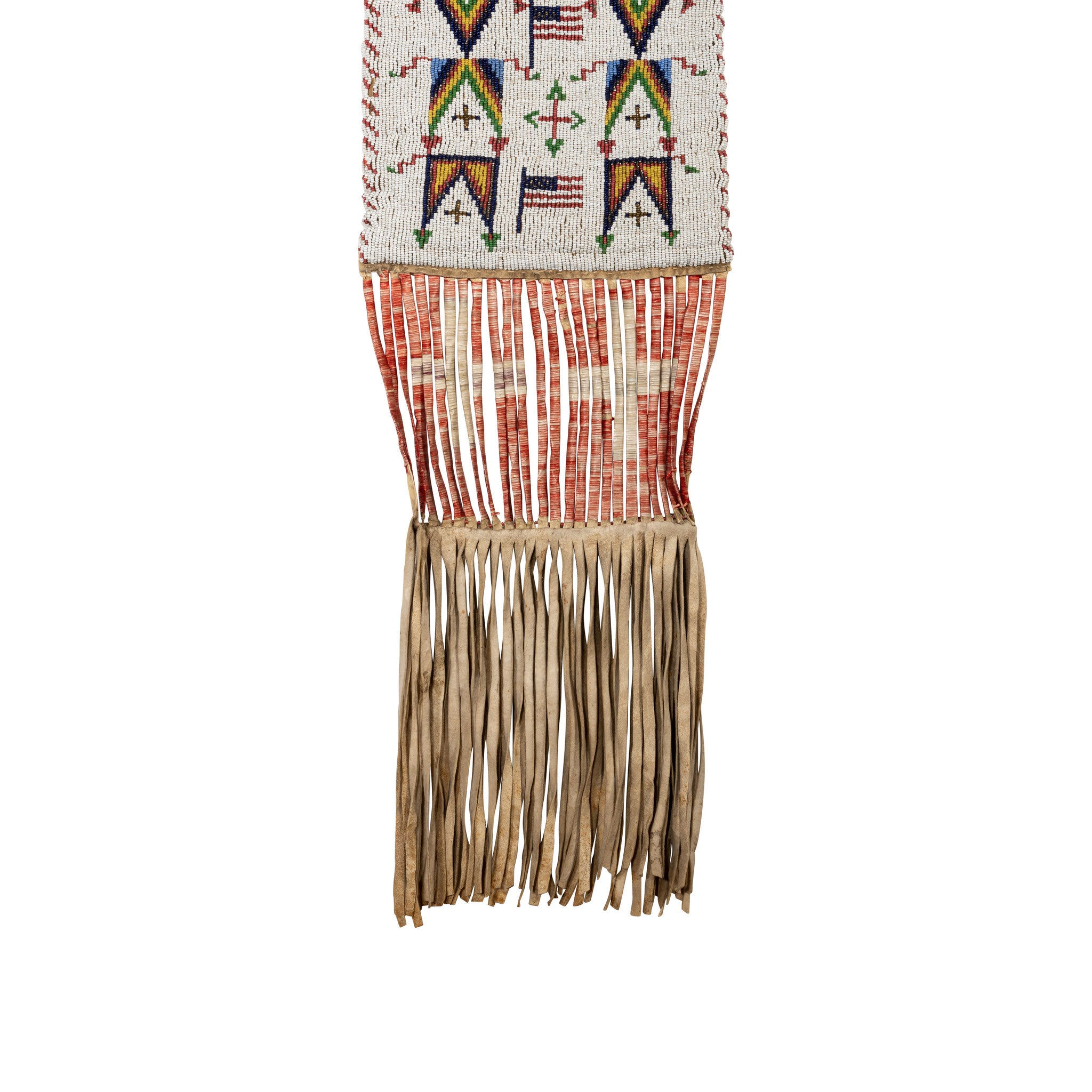Sioux Patriotic Pictorial Pipe Bag