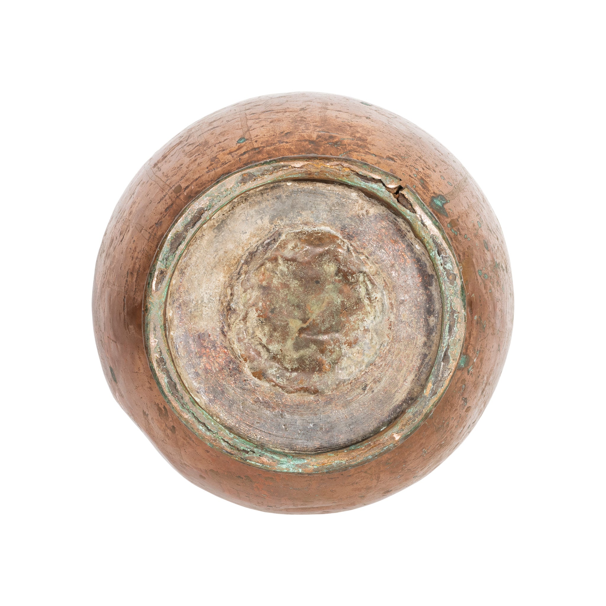 French Copper Water Pitcher