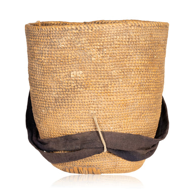 Klickitat Harvest Basket, Native, Basketry, Vertical