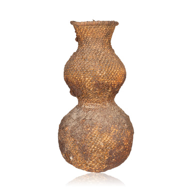 Apache Double Globular Tus Water Jar, Native, Basketry, Other