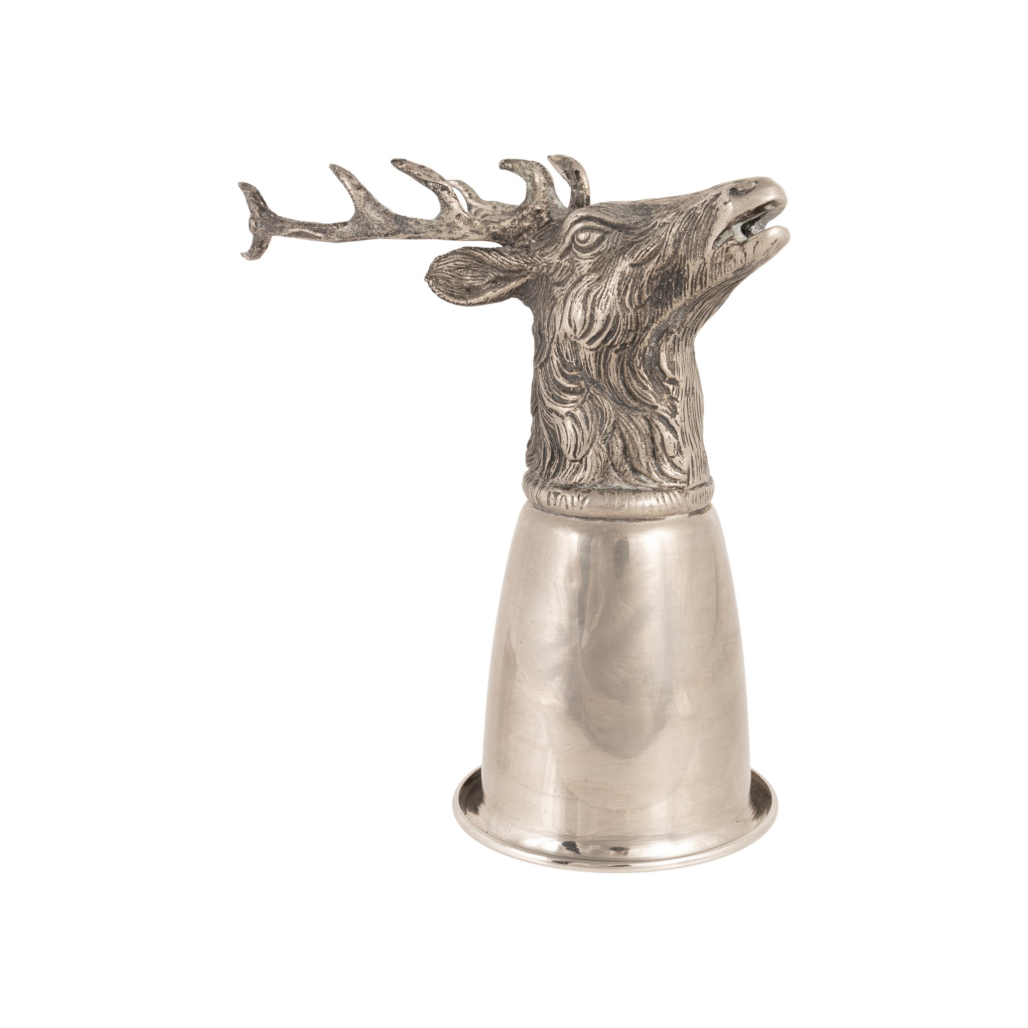 Boar and Stag Head Stirrup Cups