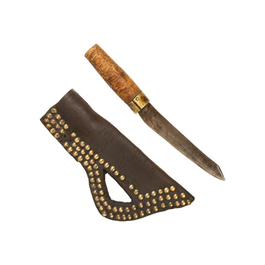 Crow  Knife Sheath with Original Blade, Native, Weapon, Knife Sheath