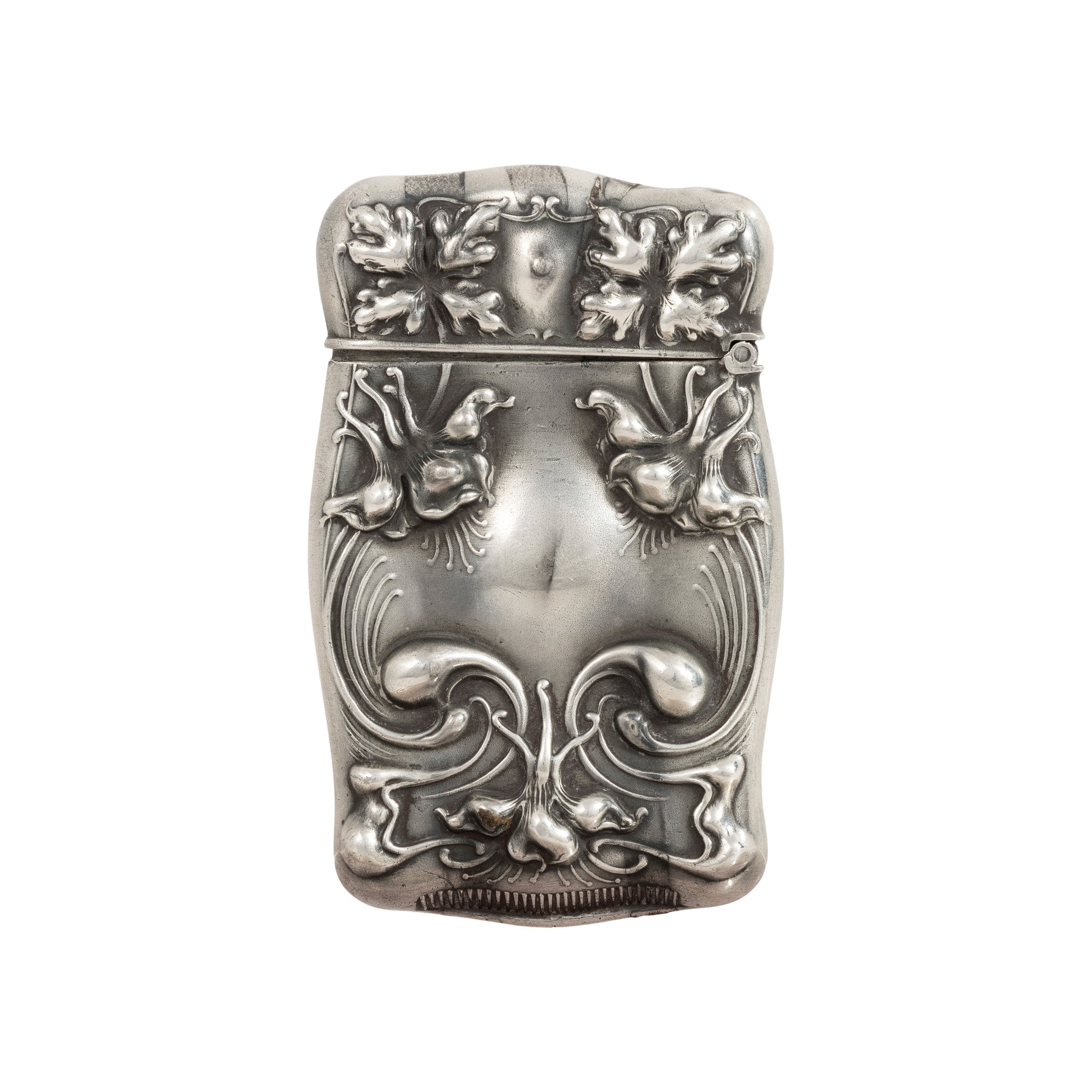 Sterling Silver Sporting Match Safe