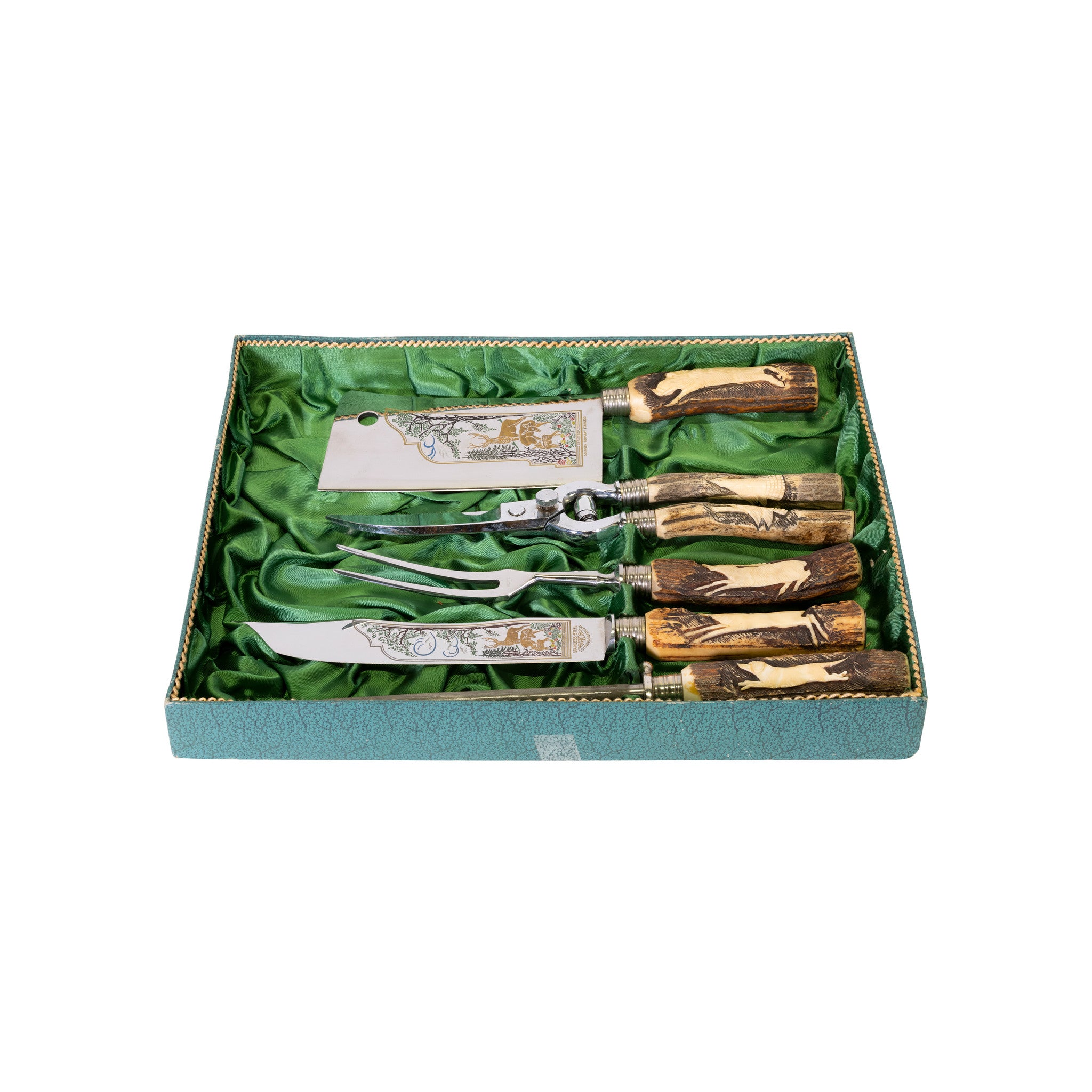 Vintage Solingen Carving Cutlery Set
