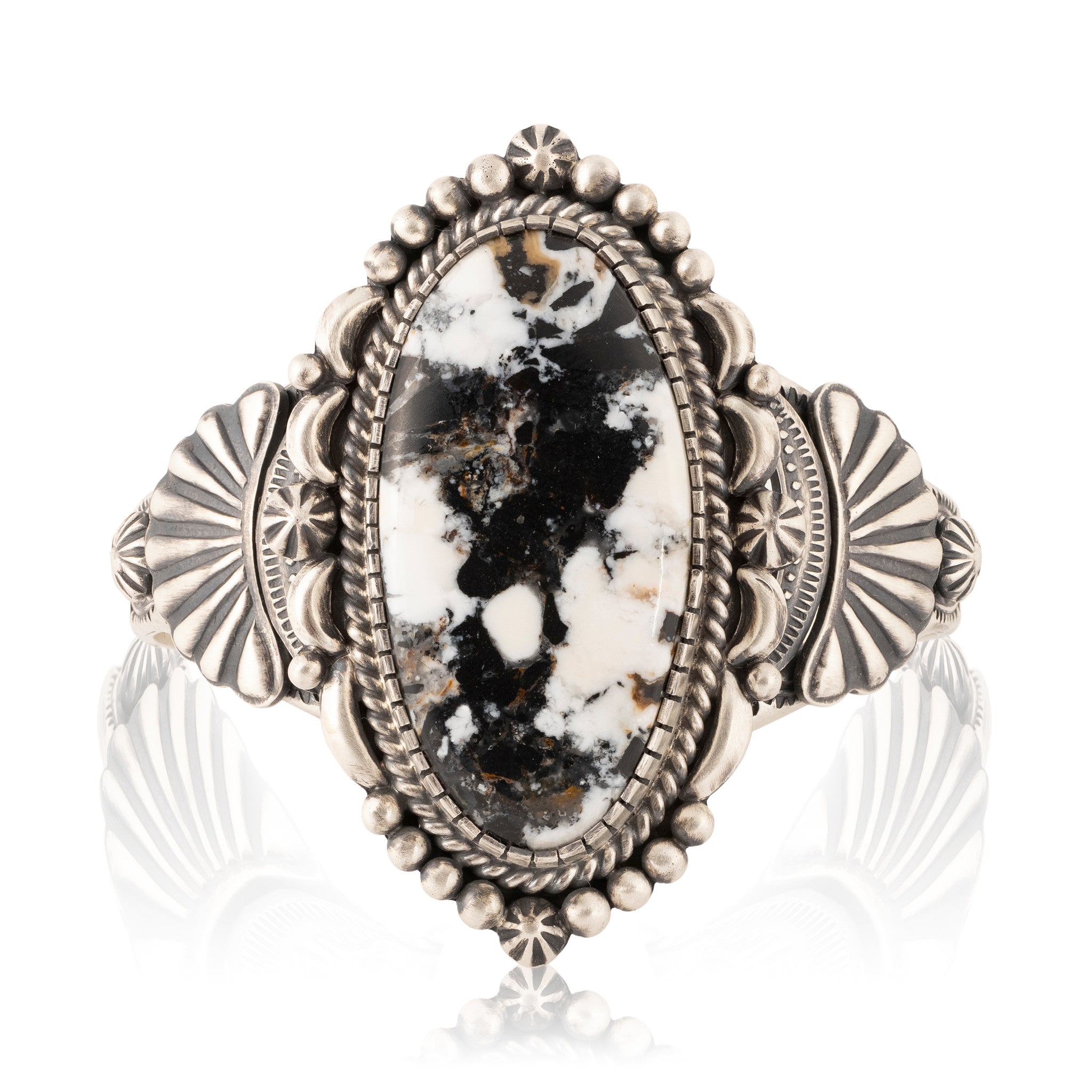 White Buffalo Turquoise Bracelet, Jewelry, Bracelet, 