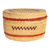 Makah Lidded Basket, Native, Basketry, Vertical