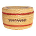 Makah Lidded Basket, Native, Basketry, Vertical