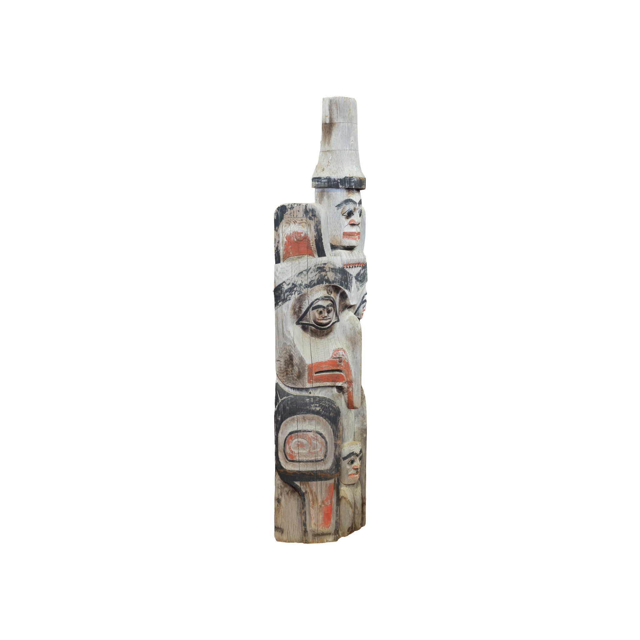 Monumental Salish Totem