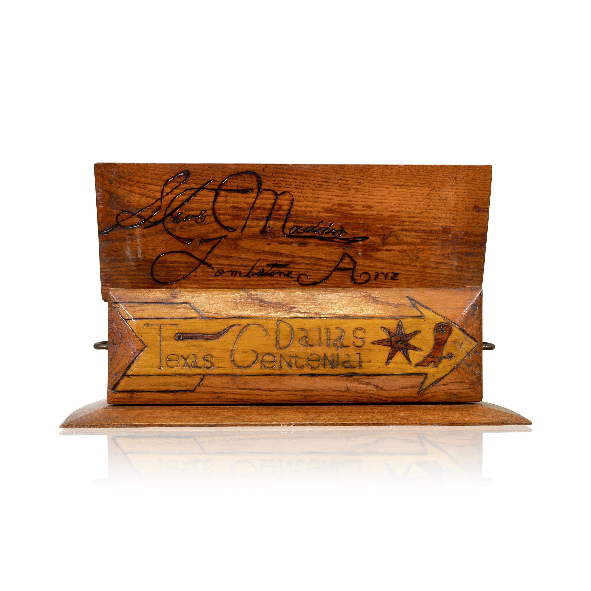 Texas Centennial Folk Art "Treasure Chest"