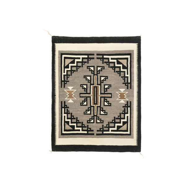 Navajo Two Grey Hills, Native, Weaving, Floor Rug