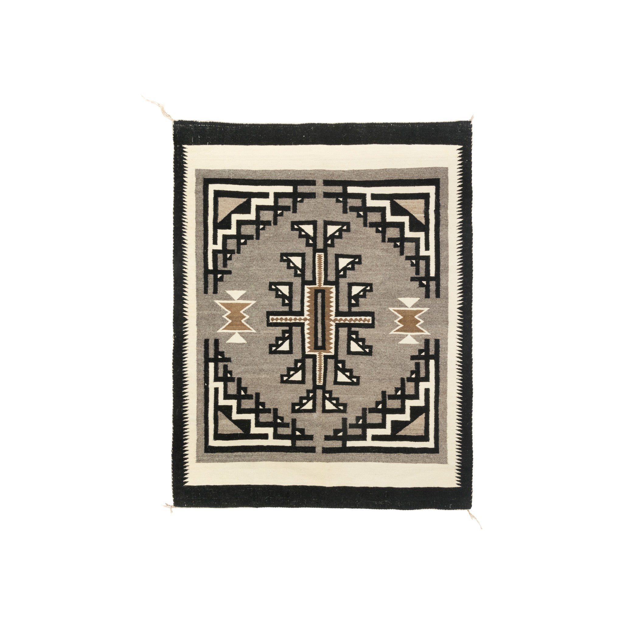 Navajo Two Grey Hills, Native, Weaving, Floor Rug