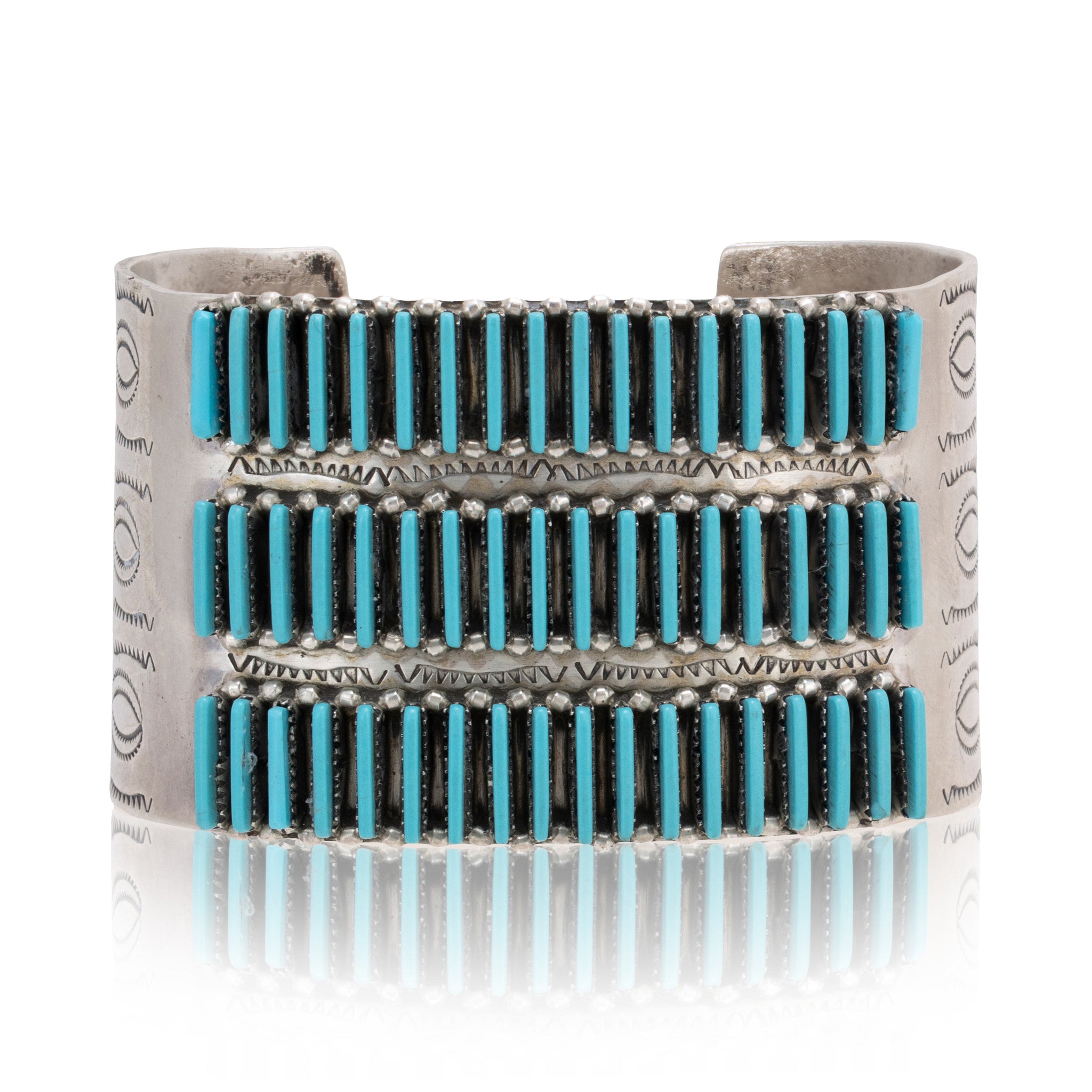 Zuni Turquoise Needlepoint Bracelet, Jewelry, Bracelet, Native