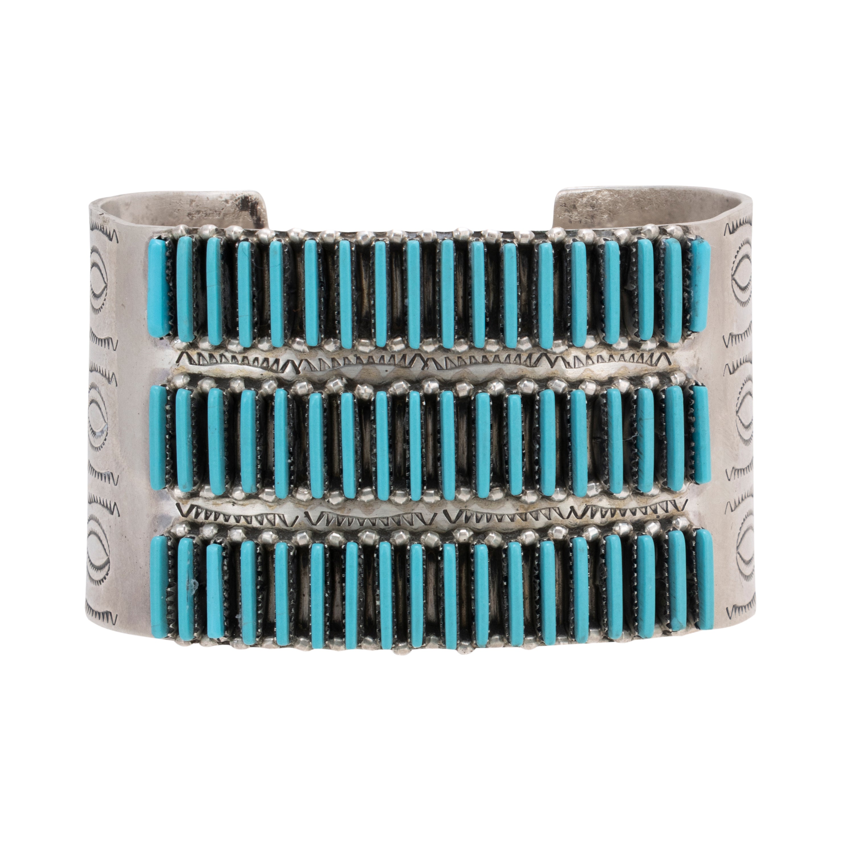 Zuni Turquoise Needlepoint Bracelet, Jewelry, Bracelet, Native