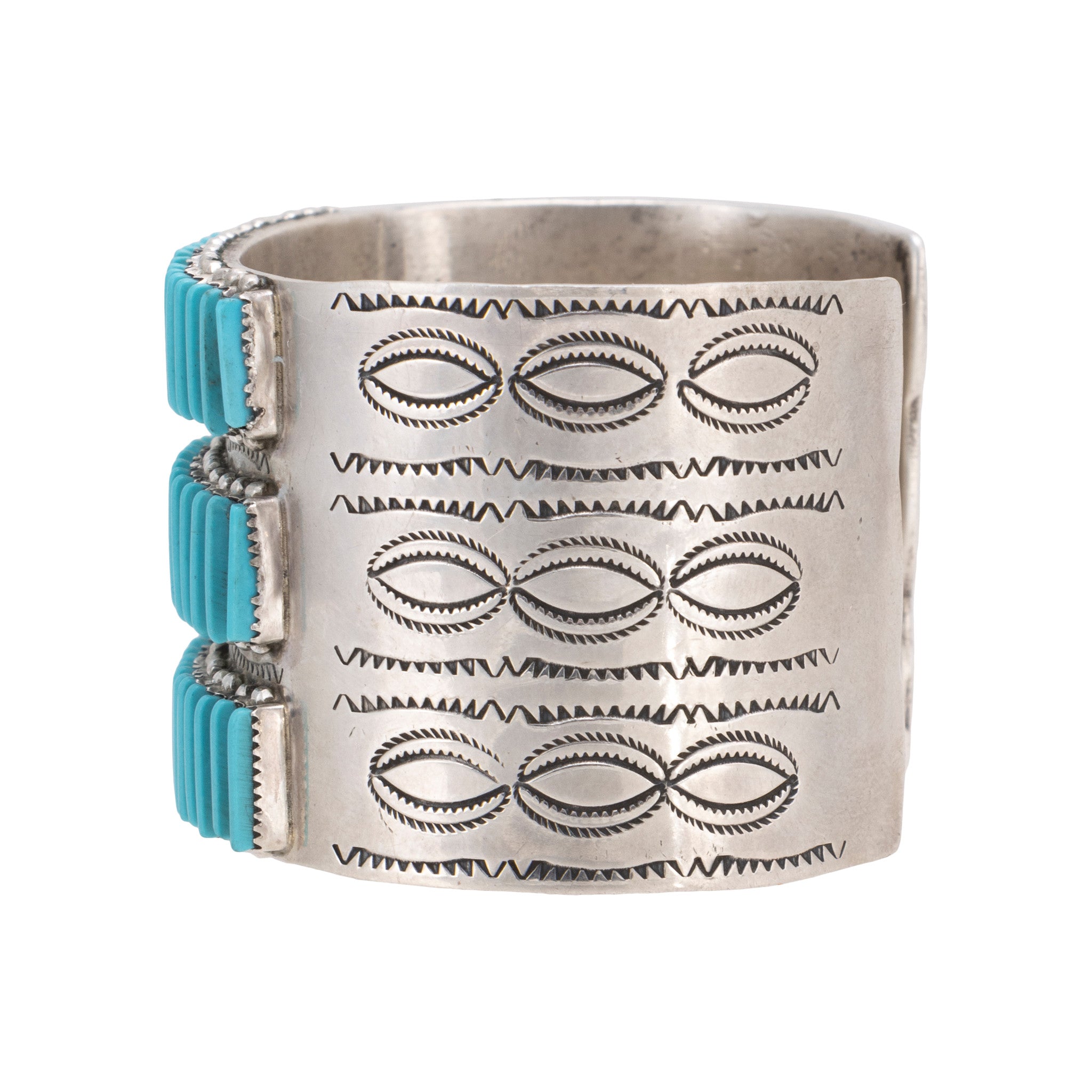 Zuni Turquoise Needlepoint Bracelet