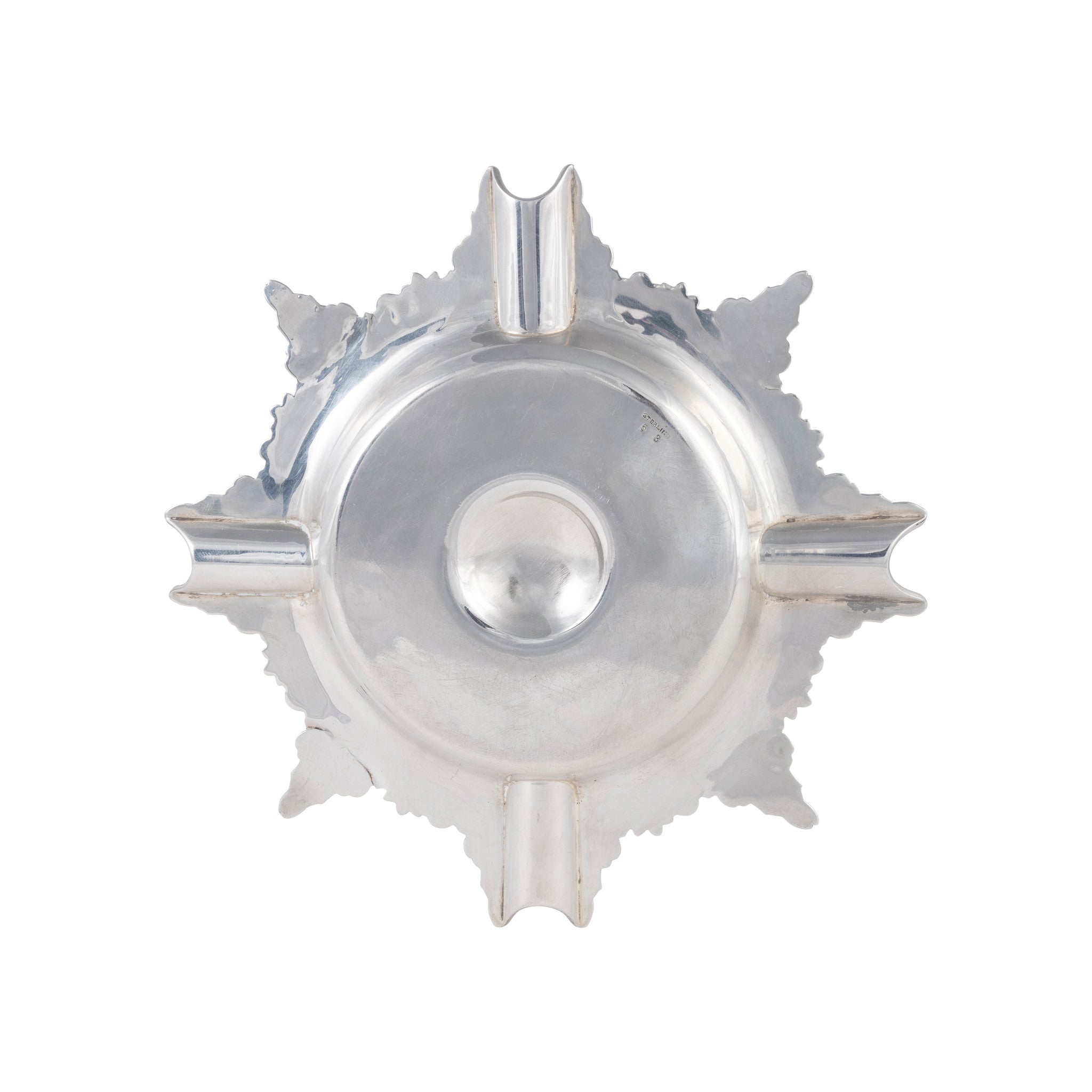 Sterling Silver Cigar Cutter/Ashtray