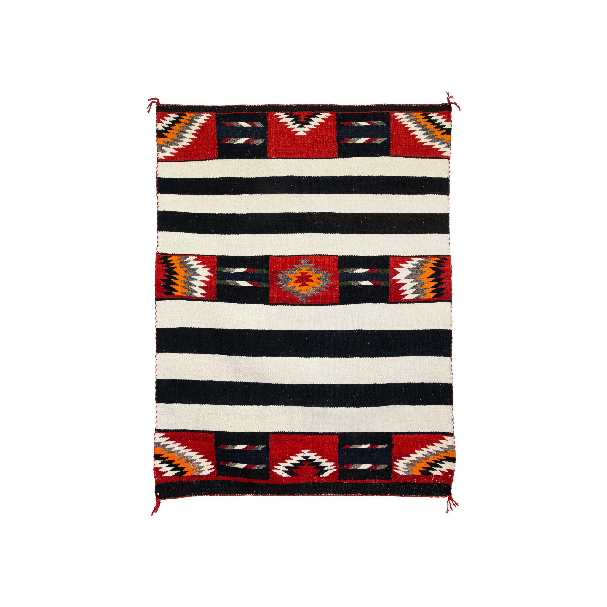 Navajo Revival Chief's Blanket, Native, Weaving, Blanket