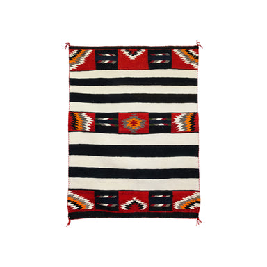 Navajo Revival Chief's Blanket, Native, Weaving, Blanket