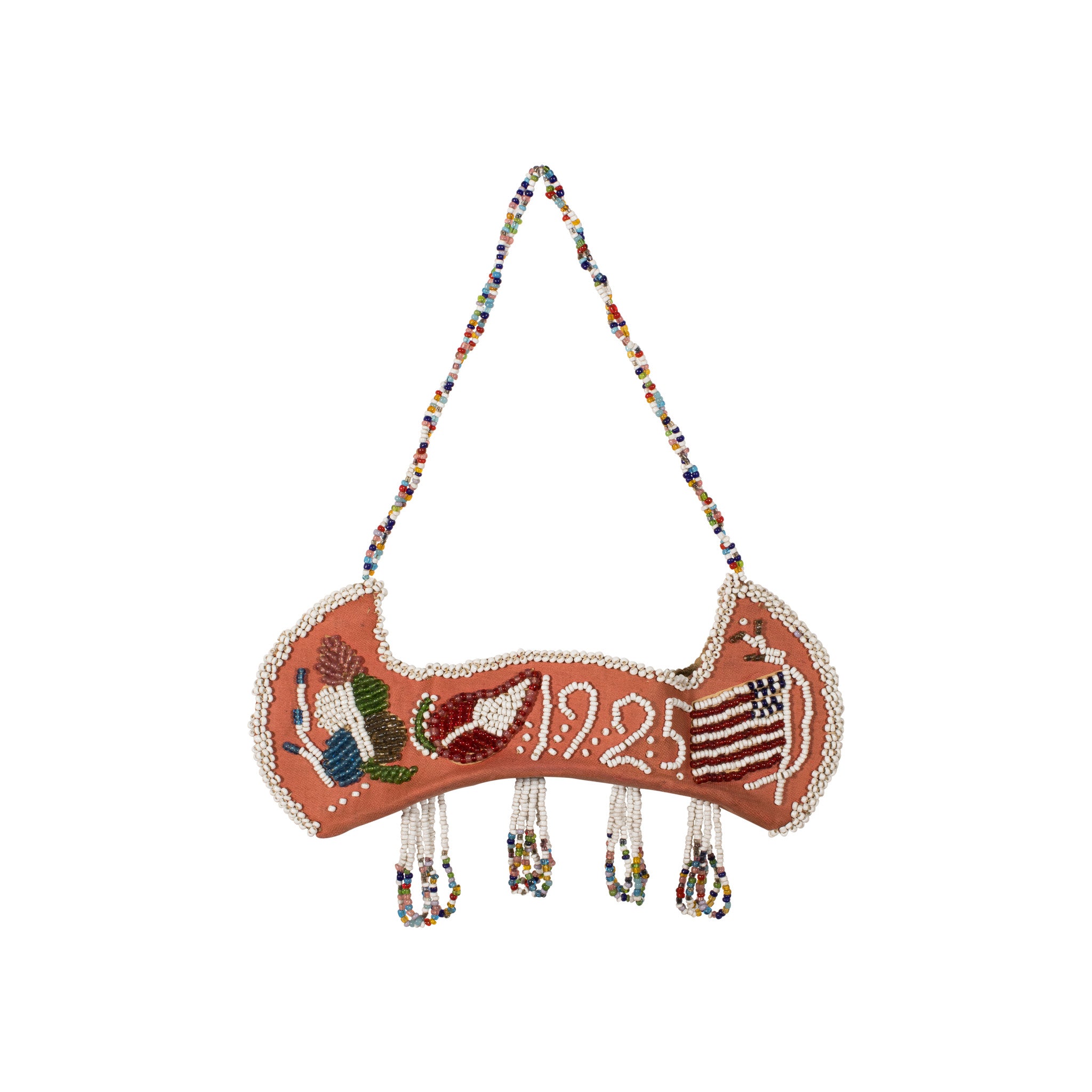 Patriotic Iroquois Whimsy, Native, Whimsy, Pillow