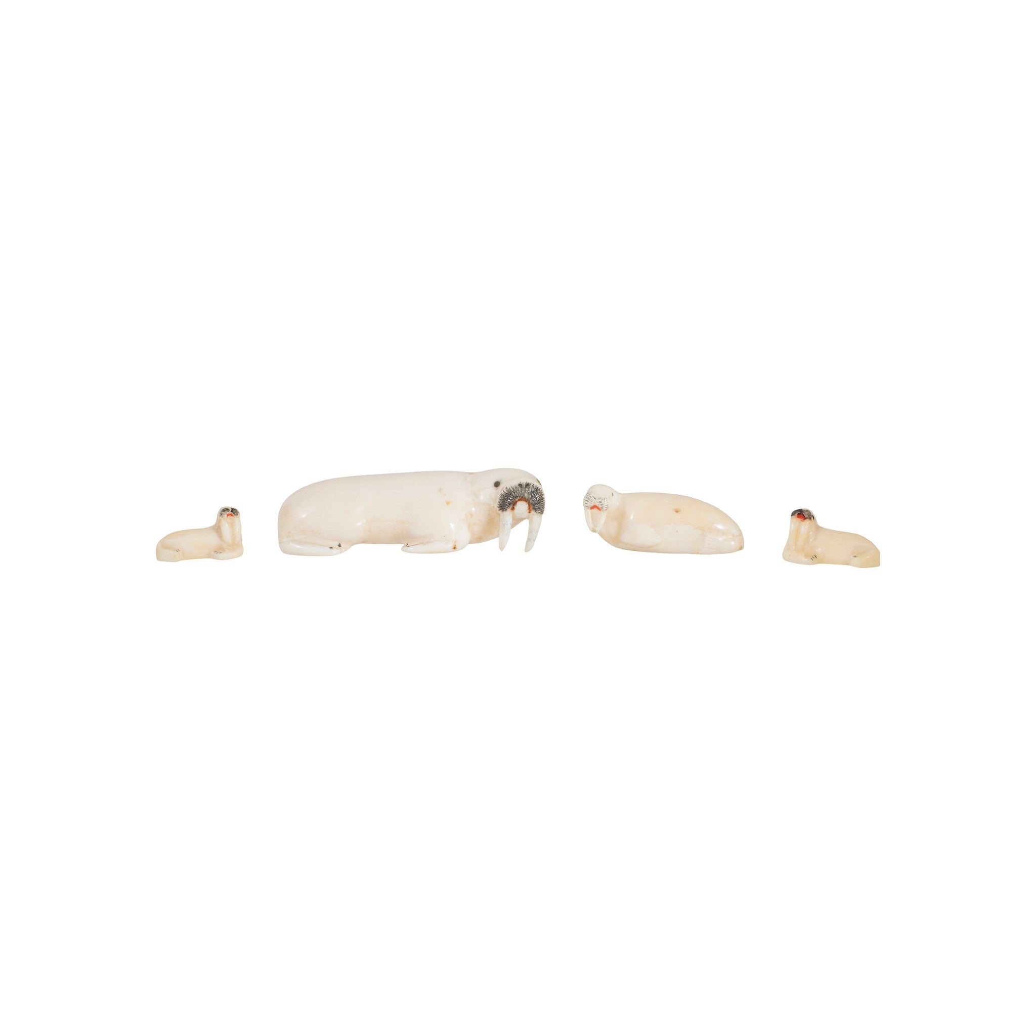 Menagerie of Inuit Carved Figures