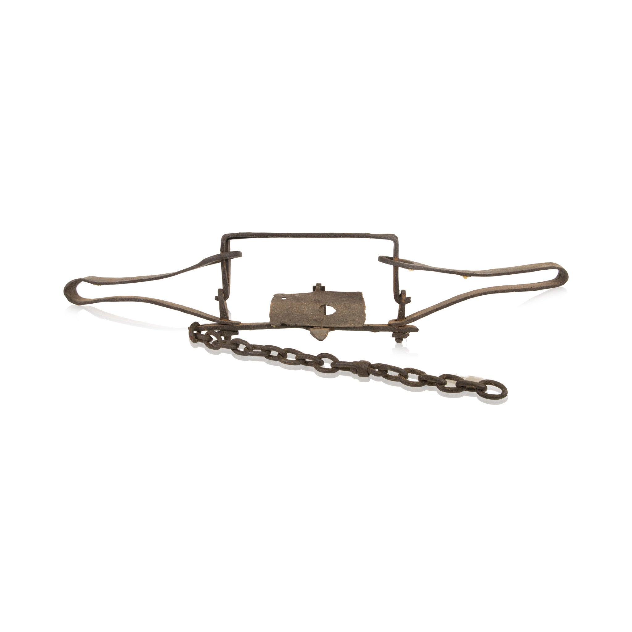 Hand Forged Double Spring Trap, Sporting Goods, Trapping, Trap