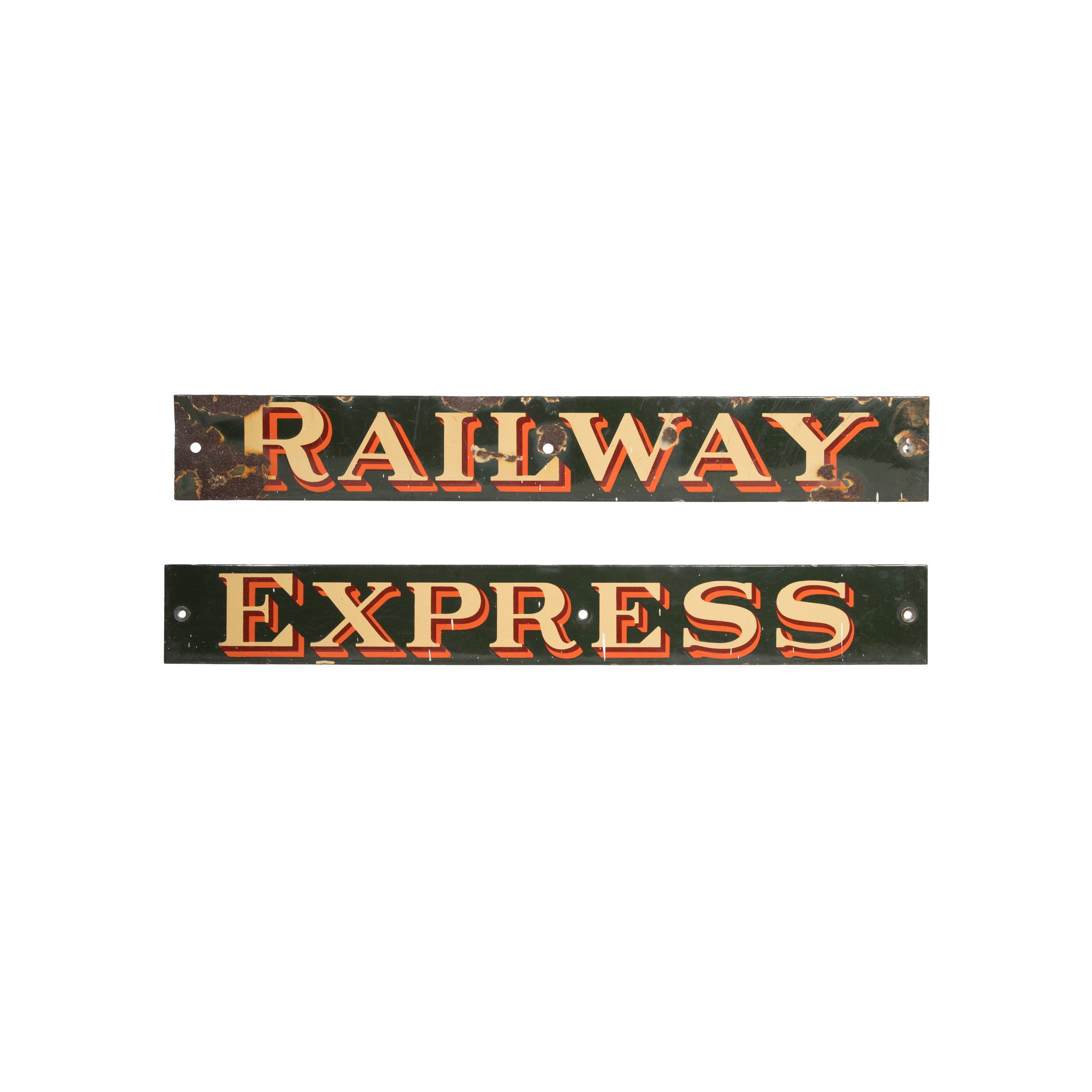 Railroad Express Depot Sign, Western, Other, Artifacts