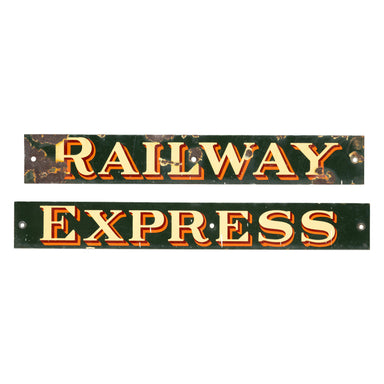 Railroad Express Depot Sign, Western, Other, Artifacts