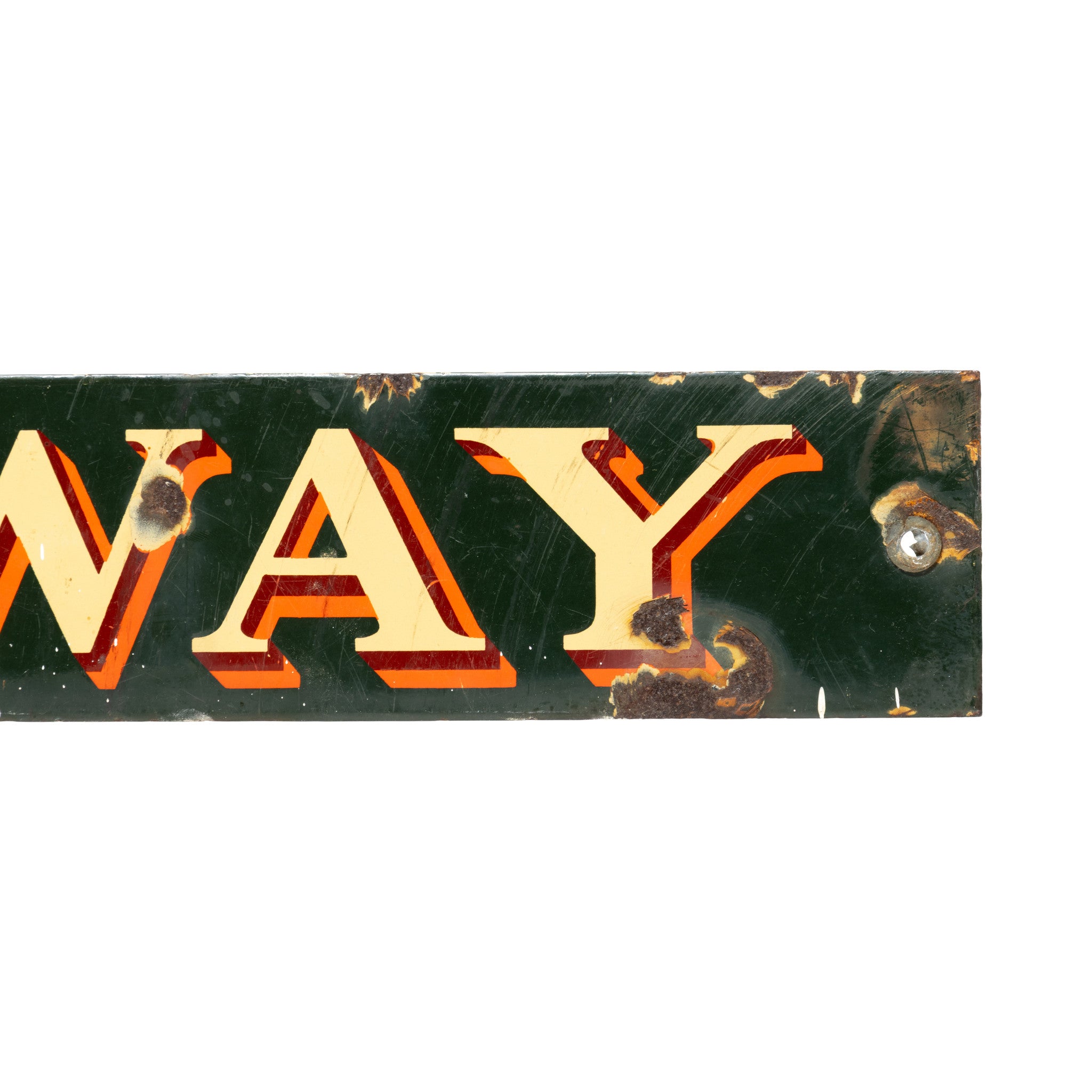 Railroad Express Depot Sign