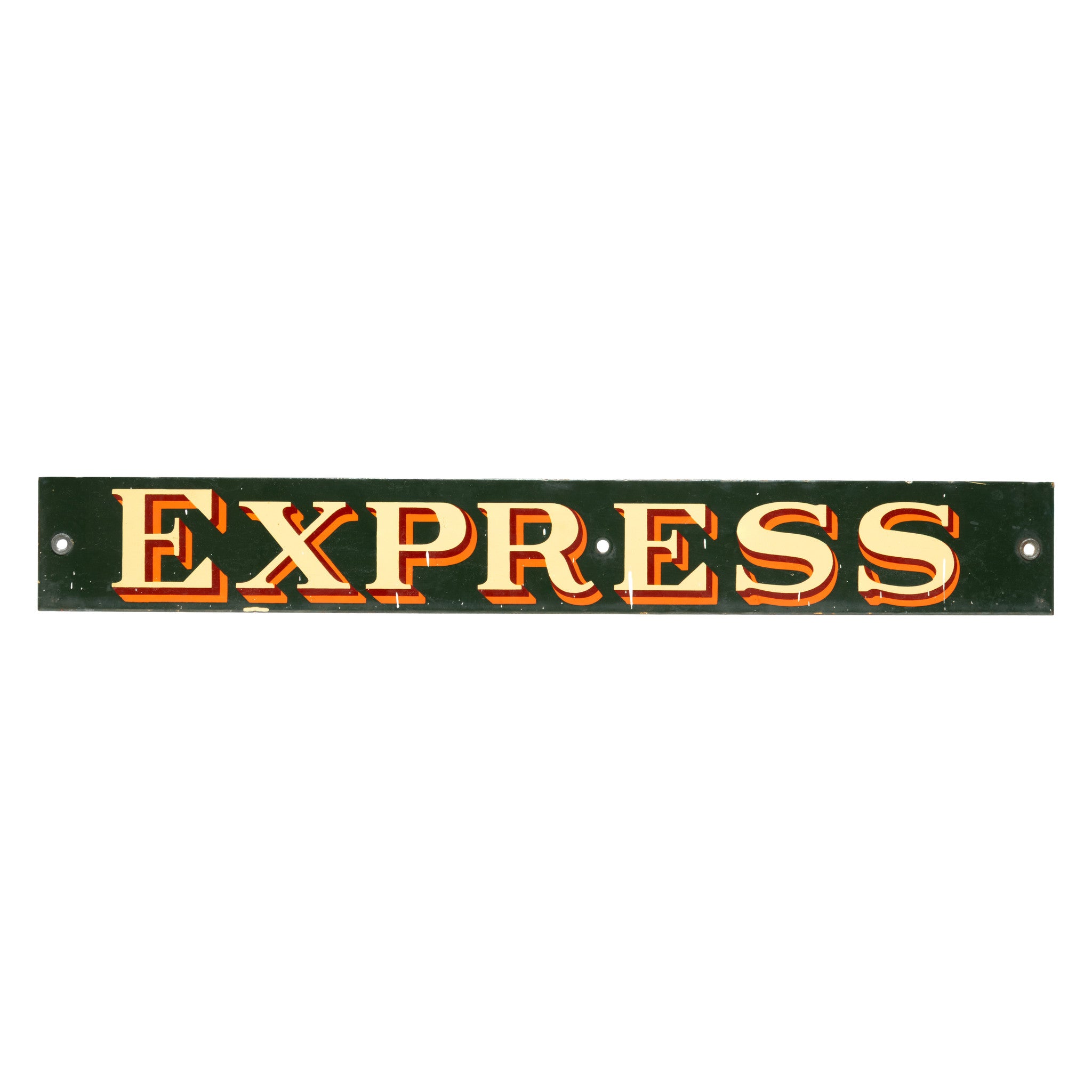 Railroad Express Depot Sign