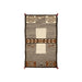 Navajo Crystal Double Saddle, Native, Weaving, Double Saddle Blanket
