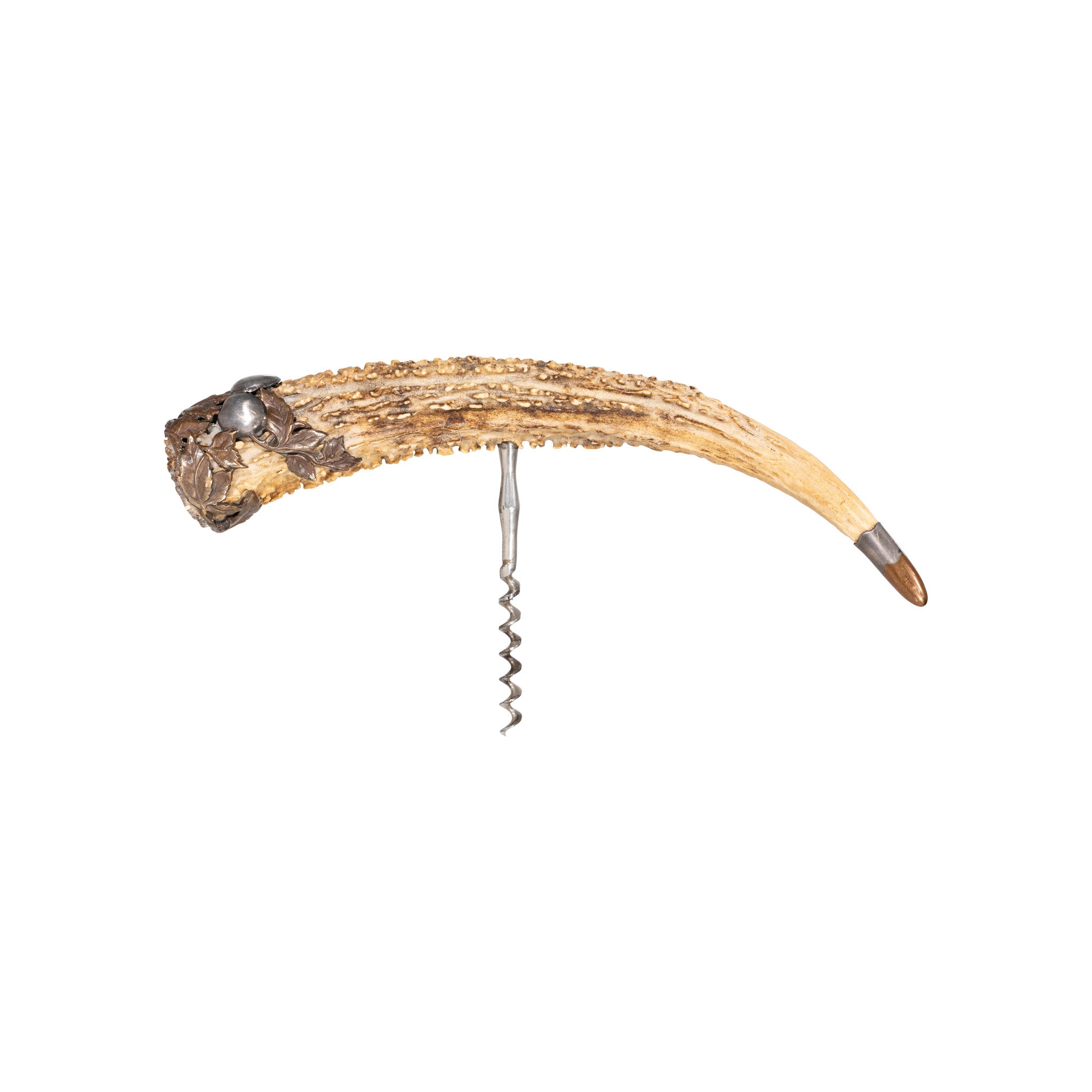 Monumental Stag Horn Corkscrew, Furnishings, Barware, Corkscrew