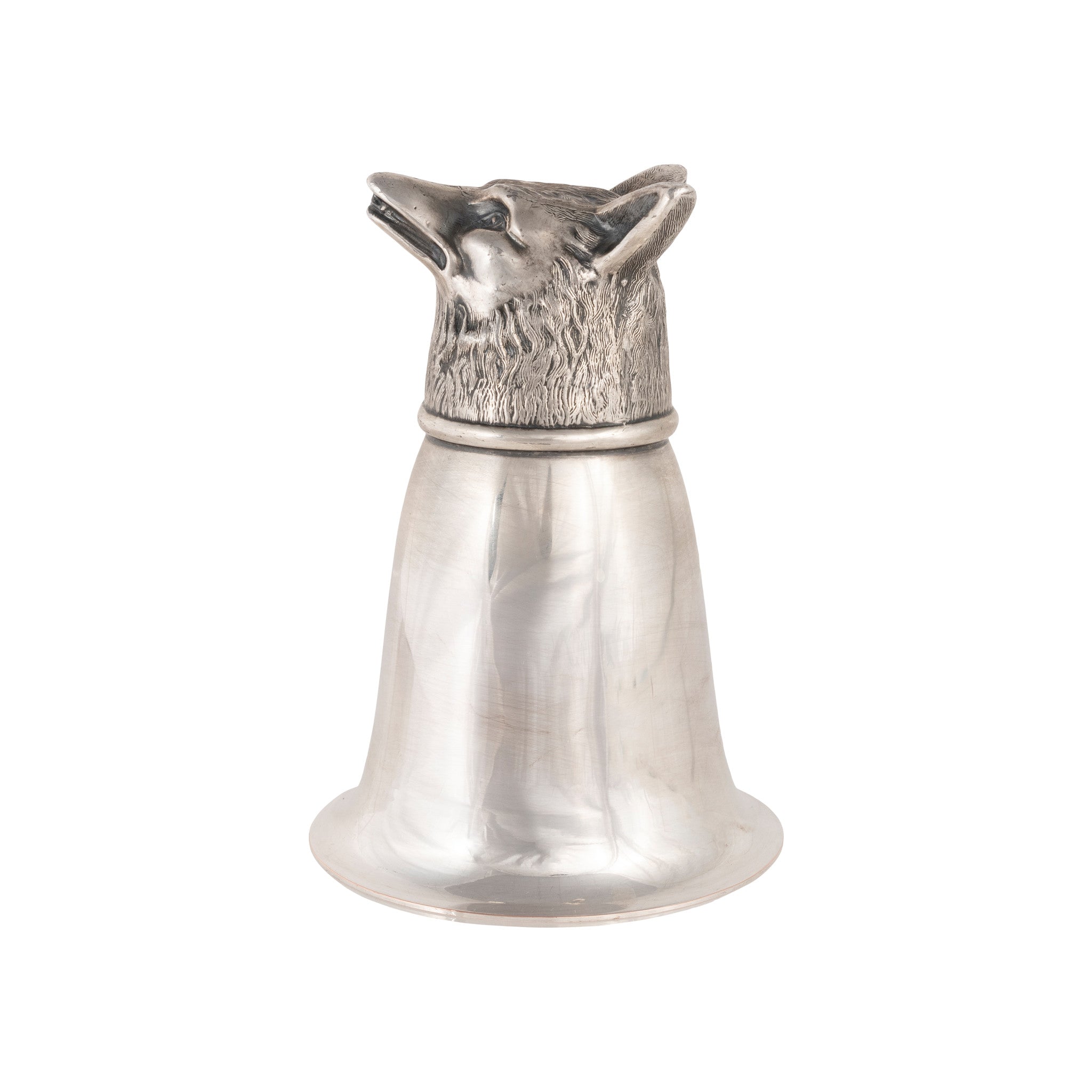 Set of 7 Silverplate Stirrup Cups