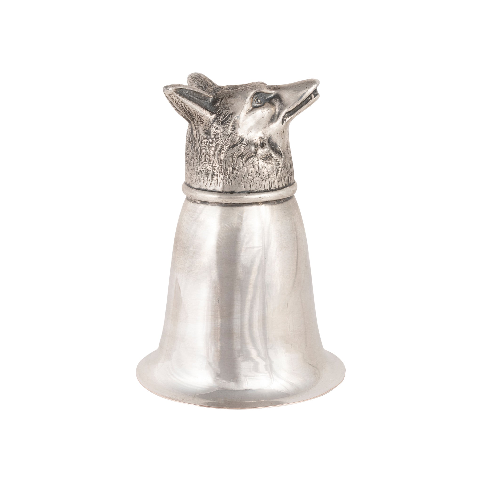 Set of 7 Silverplate Stirrup Cups