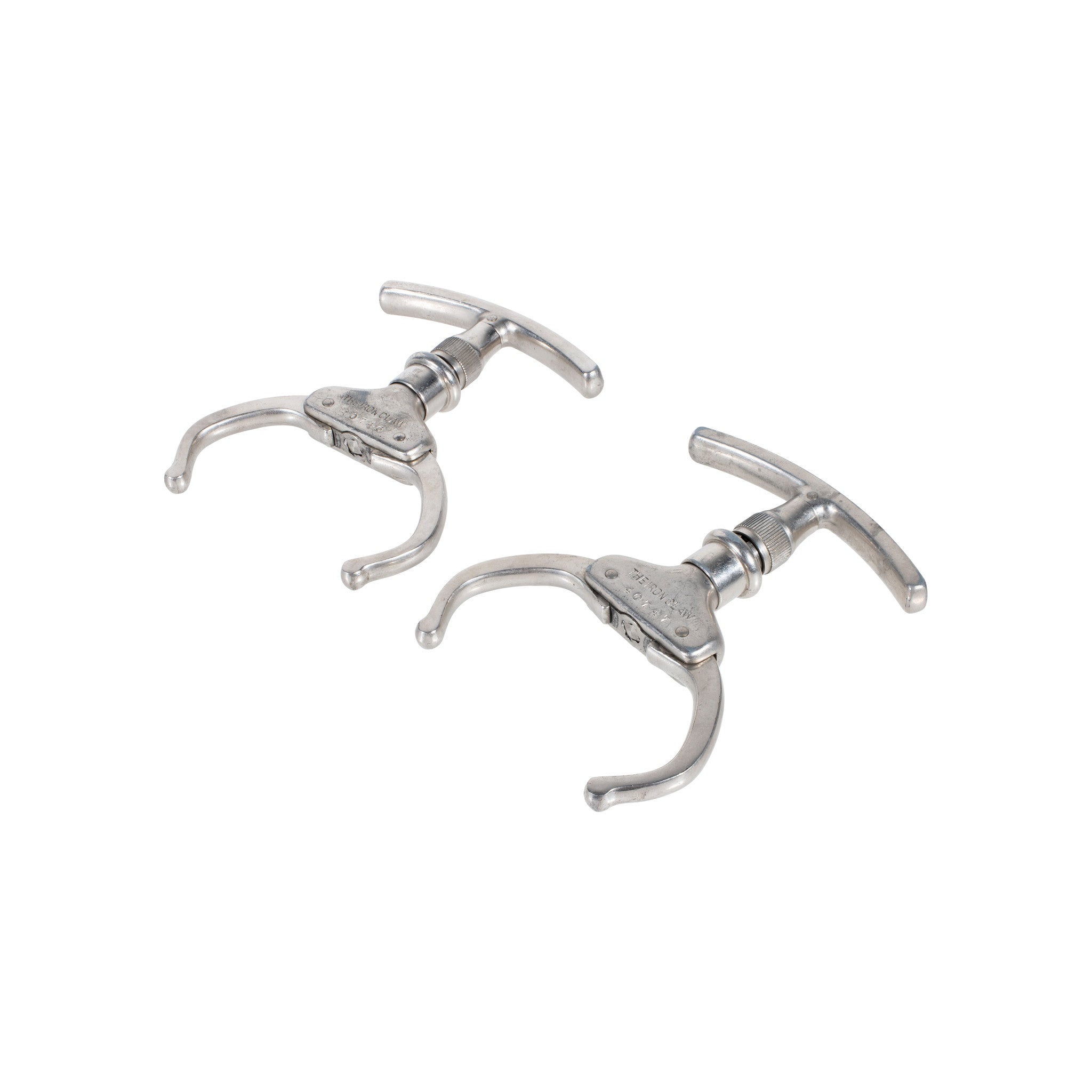 Pair Iron Claw Restraints, Western, Law Enforcement, Handcuffs