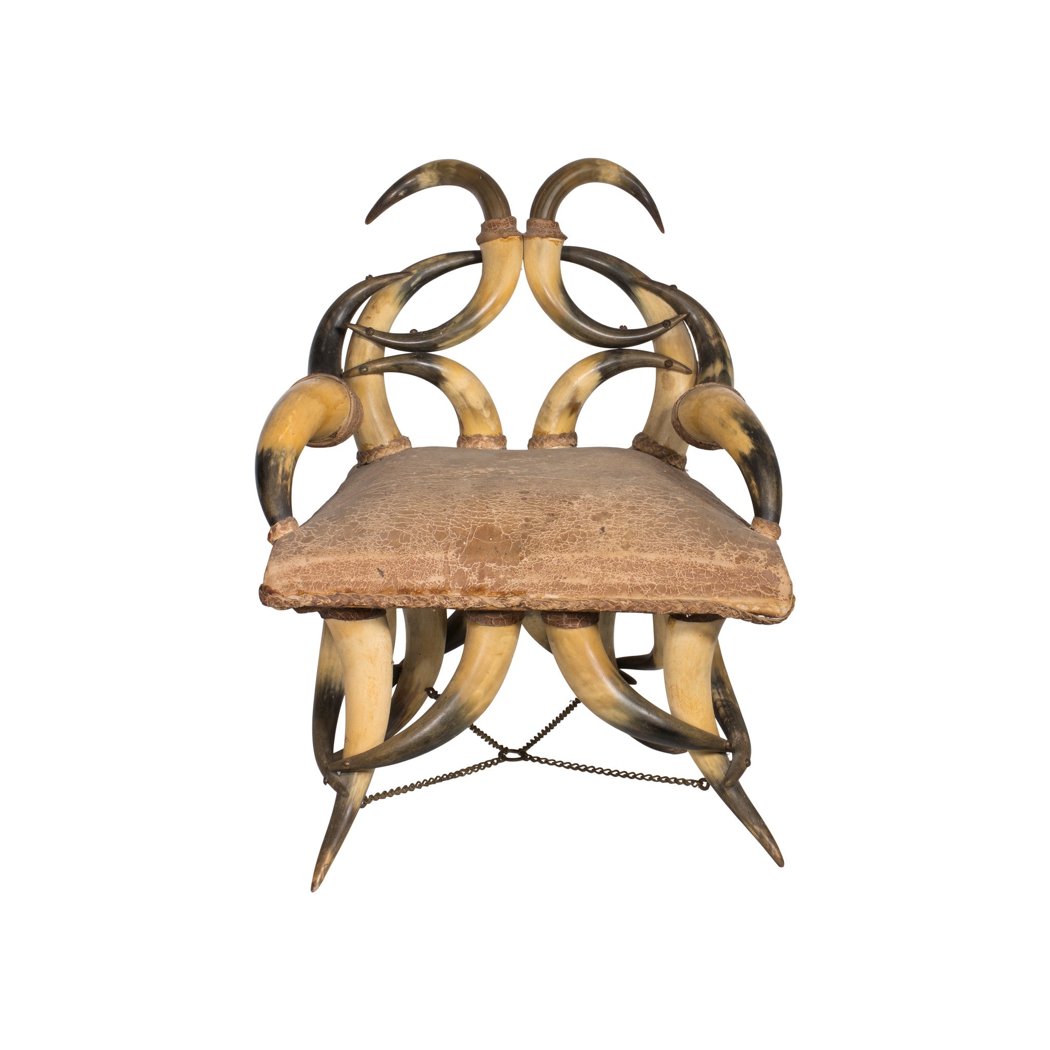 Vintage Horn Side Chair