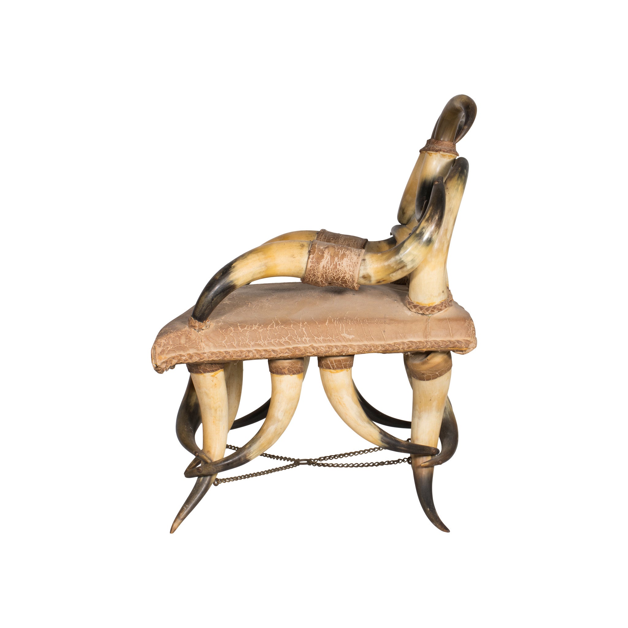 Vintage Horn Side Chair