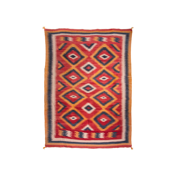 Navajo Transitional Blanket, Native, Weaving, Blanket