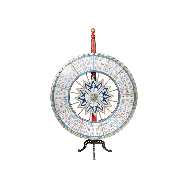 H.C. Evans Big 6 Gaming Wheel, Western, Gaming, Gambling Wheel