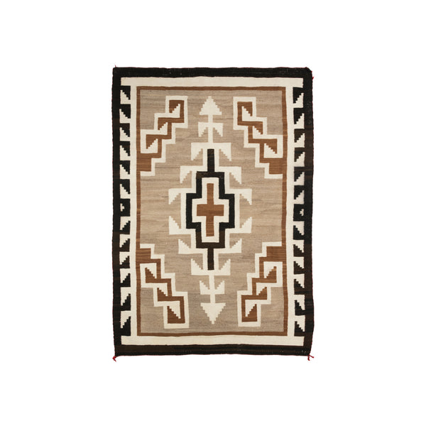 Navajo Two Grey Hills, Native, Weaving, Floor Rug