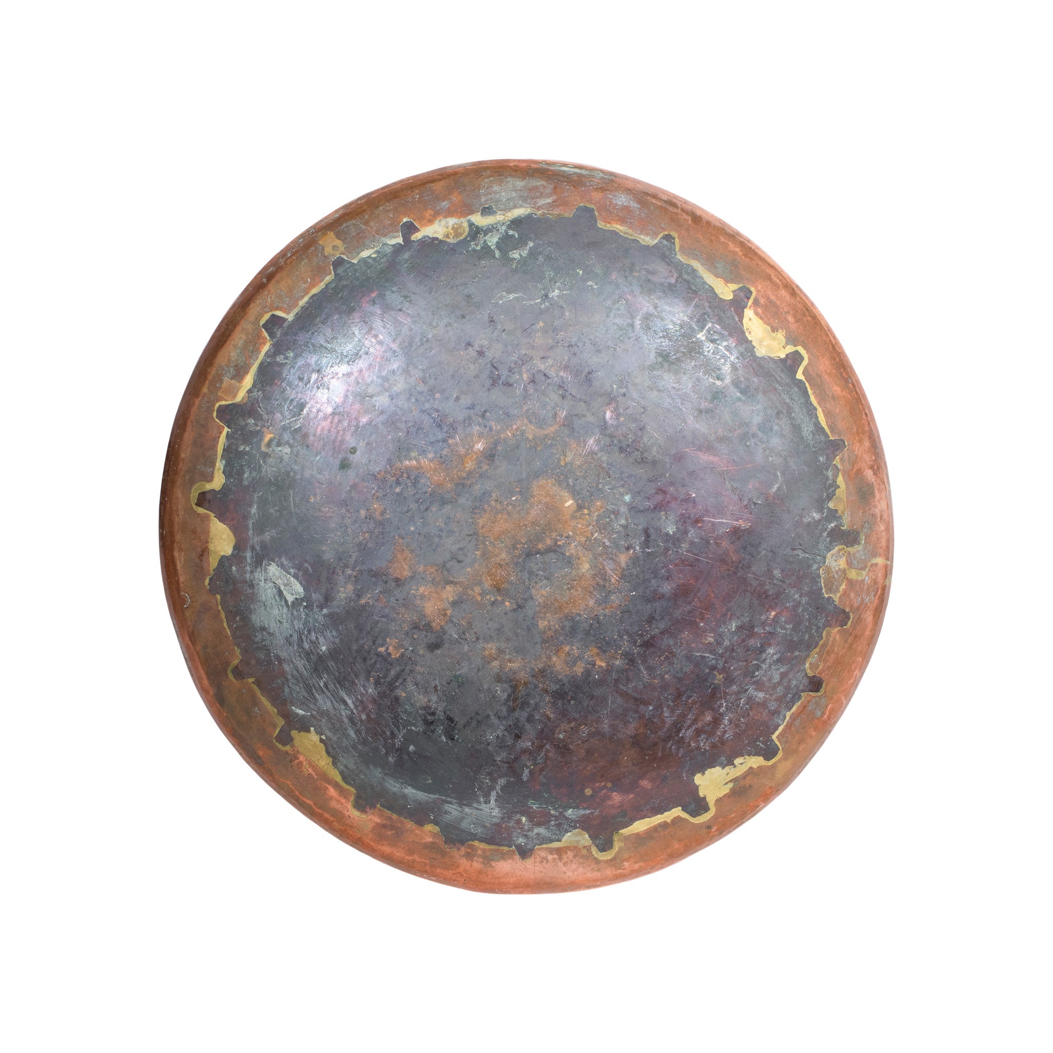 French Copper Lidded Stock Pot