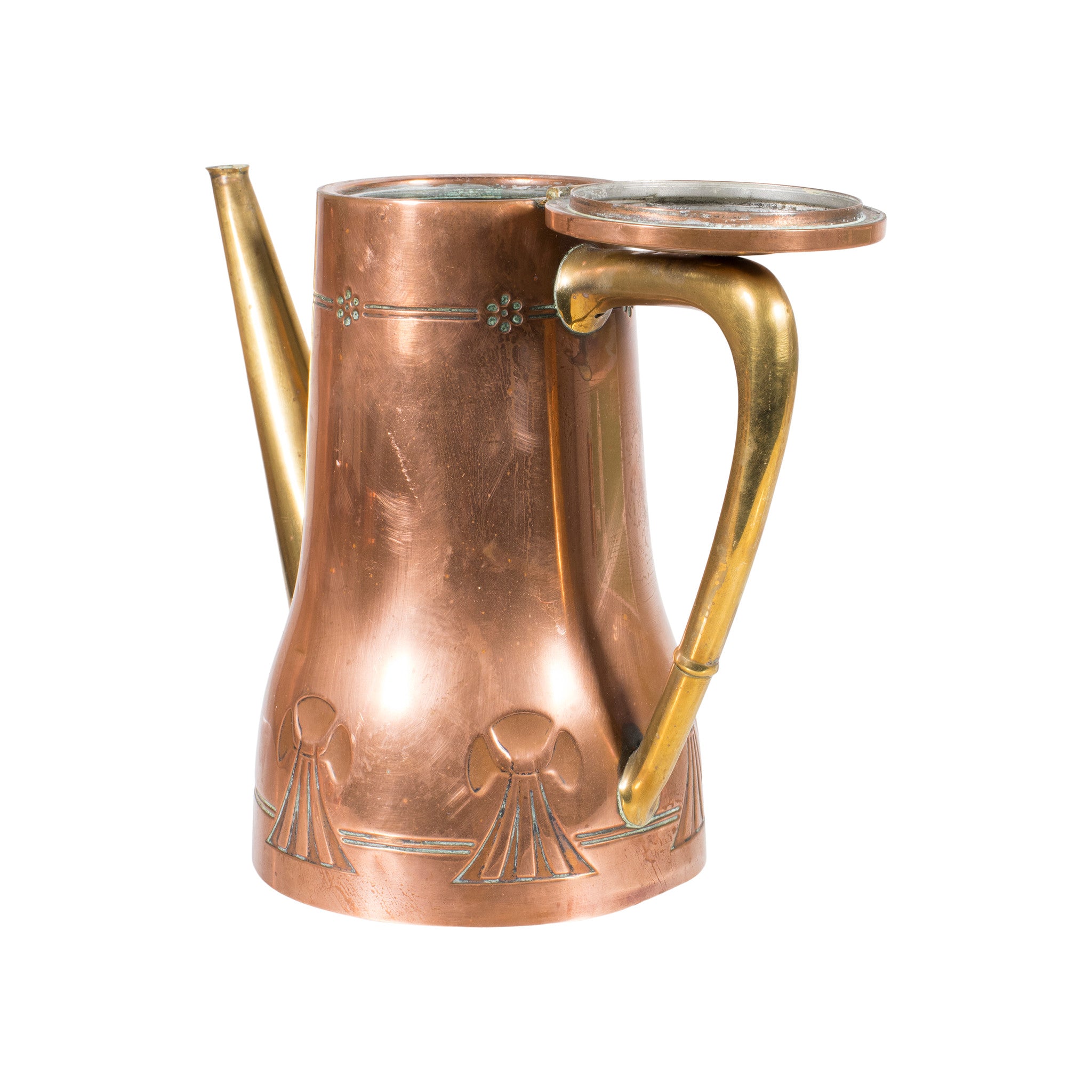 French Copper/Brass Tea Kettle